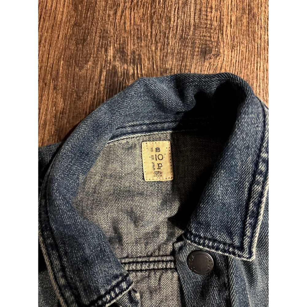 Volcom Union Jacket Womens 8 Blue Denim Stretch Snap Front Outdoor Classic - Picture 5 of 14